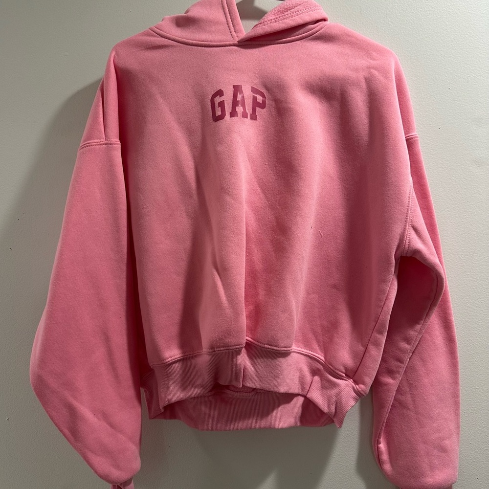 GAP Pink Cropped Hoodie🩷